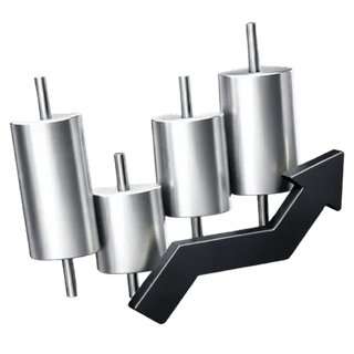 3D icon of a candlestick trading chart on the Titan Zinserix about page