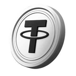 USDT coin from Tether displayed in the account details area